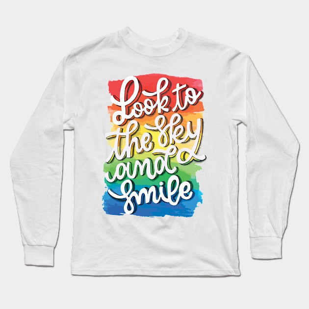 Look to the sky Long Sleeve T-Shirt by Guarda Chuva